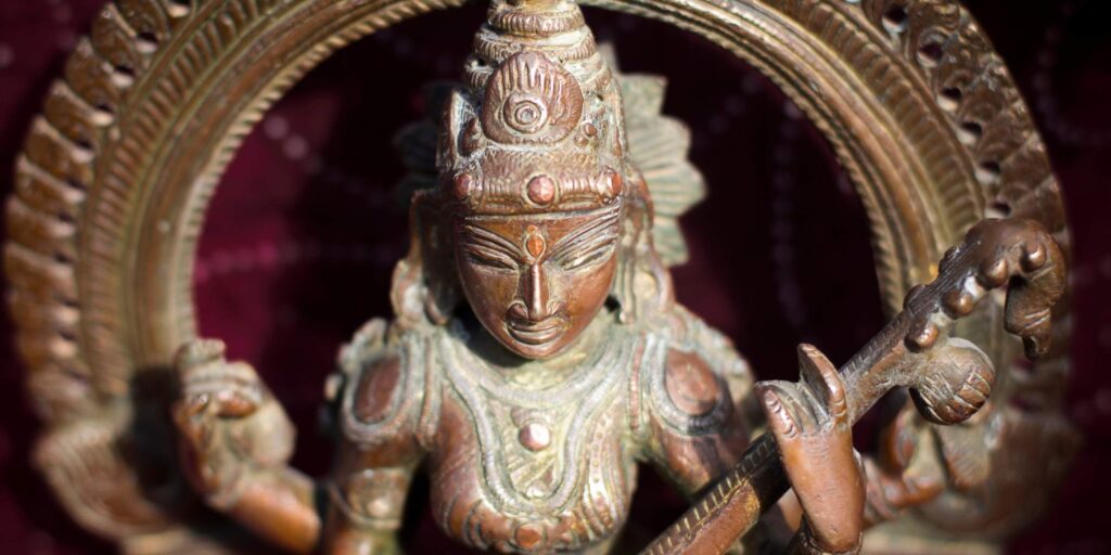 Saraswati deity of artistic symbolism