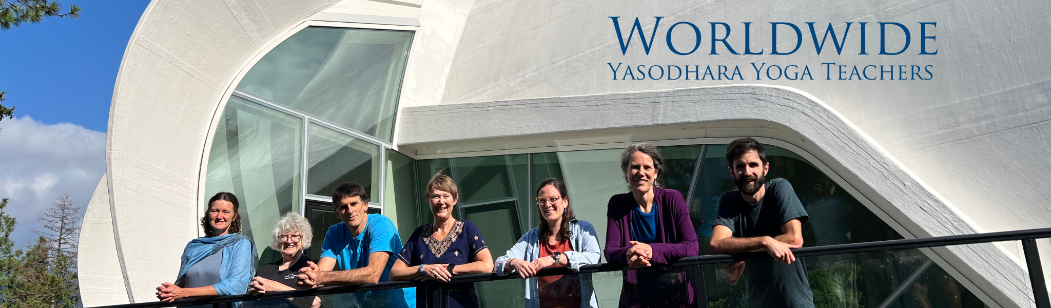 People outside temple of Light